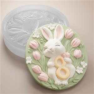 Silicone mold - March 8 rabbit
