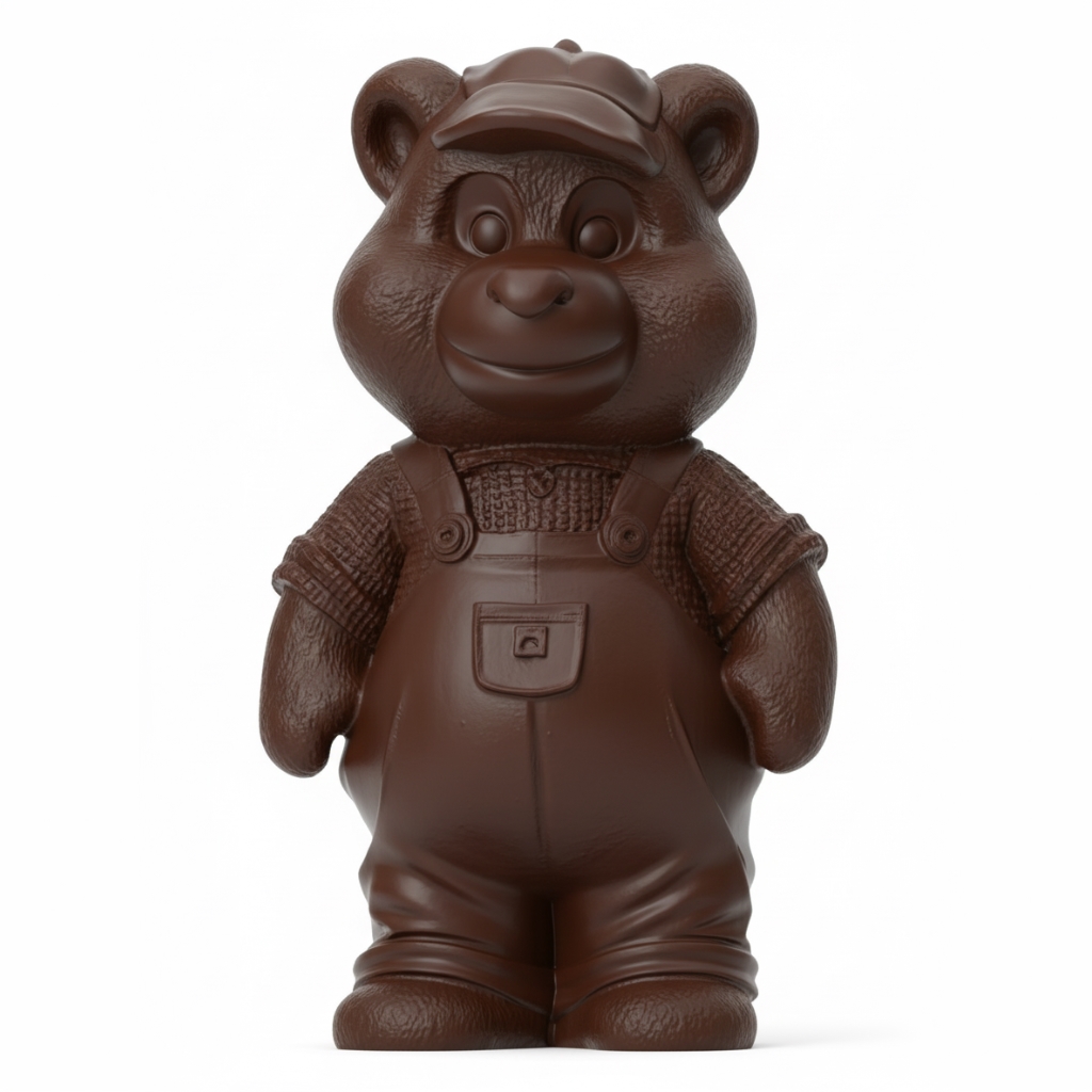 Silicone mold - Bear the worker