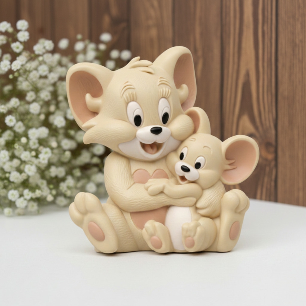 Silicone mold - Tom and Jerry